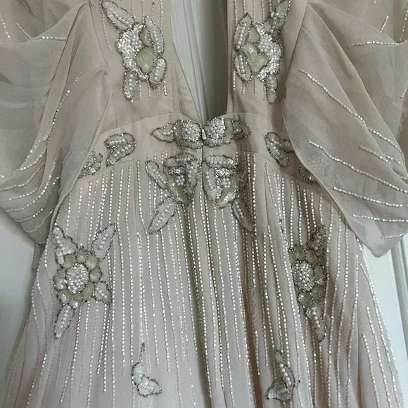 ASOS embellished bridal  dress - Picture 2 of 12